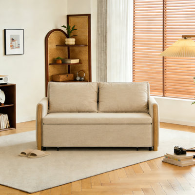 2 Seater Cotton Blend Sofa Bed