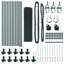 Vidaxl Fence With Posts Steel-116798230-116798235