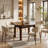 Solid Wood Extendable Dining Table with Drop Leaf Design and Walnut Finish