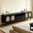 Black Solid Wood TV Stands