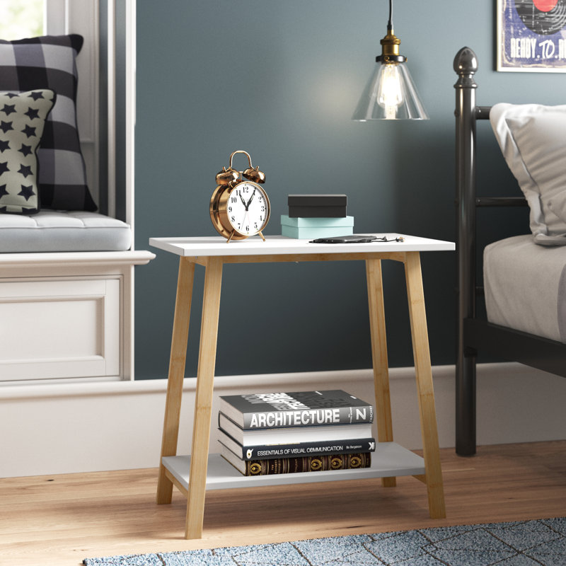 Allanah End Table, White
