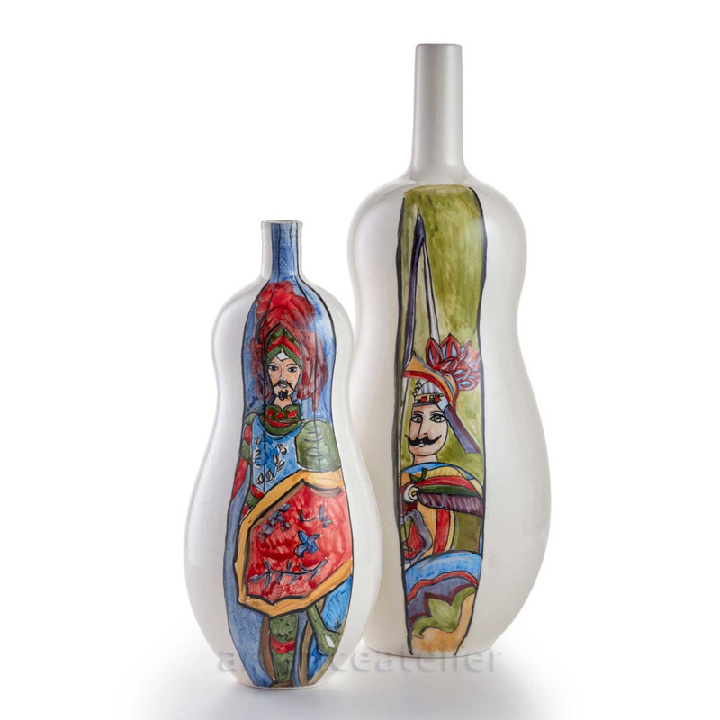 Chandrell Handmade Ceramic Table Vase, 50cm H x 22cm W x 22cm D