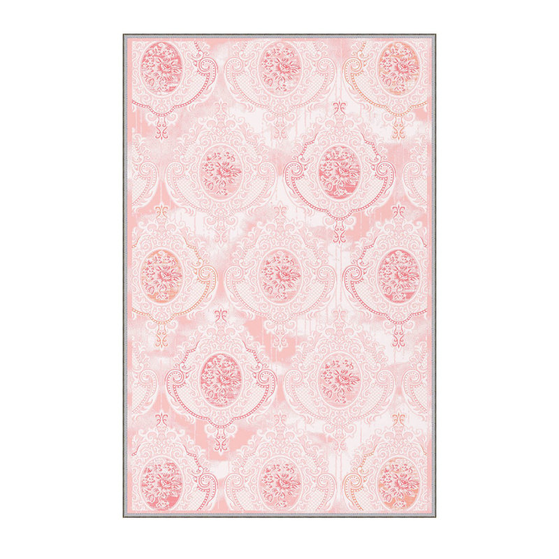 Boulanger Pink Rug, Rectangle 5'3" x 7'7"