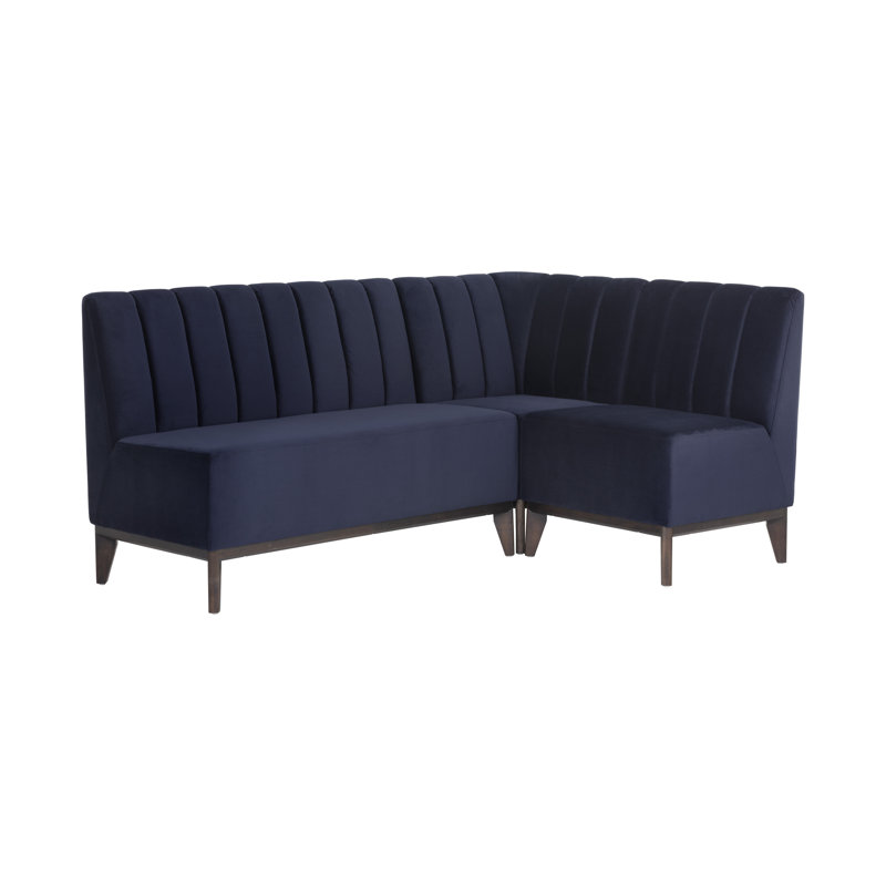 KOSOVO Upholstered Bench, Blue