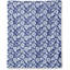 Housse de couette en flanelle à imprimé tournesol bleu, 50 x 60 po-135725799