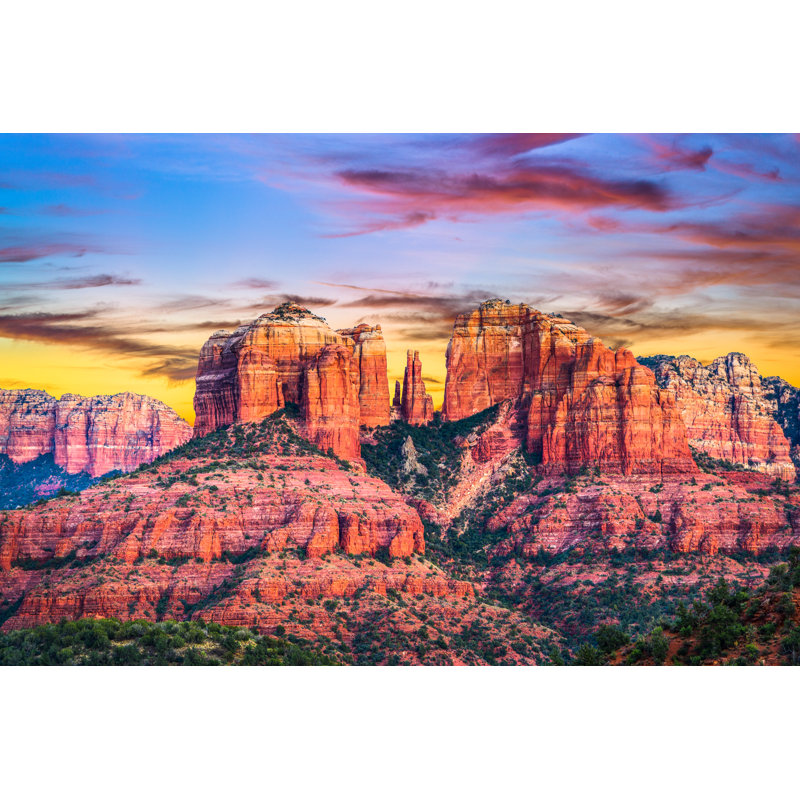 Sedona, Arizona, USA par Sean Pavone - Photographie sur toile tendue, L 18 po x H 12 po