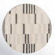 Uptown Striped Handmade Tufted Wool Cream/Black Area Rug