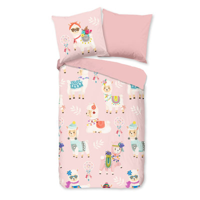 Cotton Abstract Duvet Cover with Pillowcases