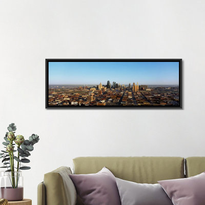 "Vue panoramique d'un paysage urbain", Kansas City, Missouri, reproduction de photo sur toile