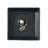 Square Black Ceramic Jewelry Dish