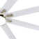 66 Inch Low Profile Ceiling Fan With Dimmable Lights And Smart Remote Control 6 Speed Reversible Noiseless DC Motor For Indoor