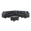 Frank Reversible Modular Sectional Sofa with Ottoman-2119210403