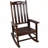 Wooden Oversized Porch Rocker Chair with Wide Seat and Tall Backrest for Comfortable Outdoor and Indoor Relaxation-956883001