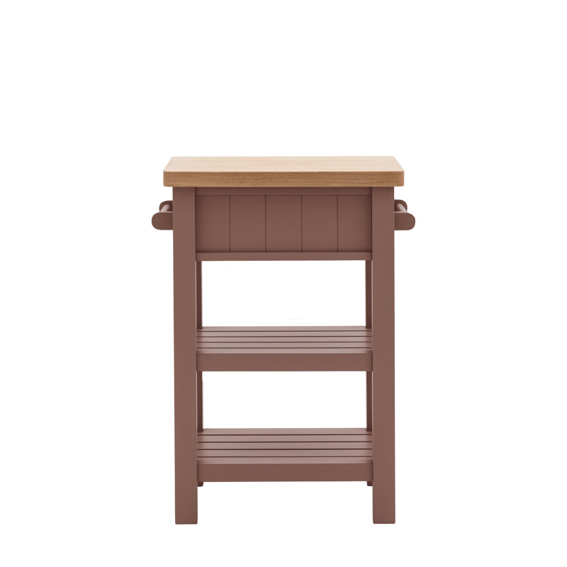 Chenise Solid Wood Butcher Block, Pink