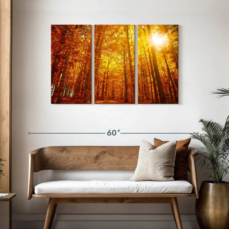 Alvord Dramatic Autumn Sunlight, H 28 po x l 45 po