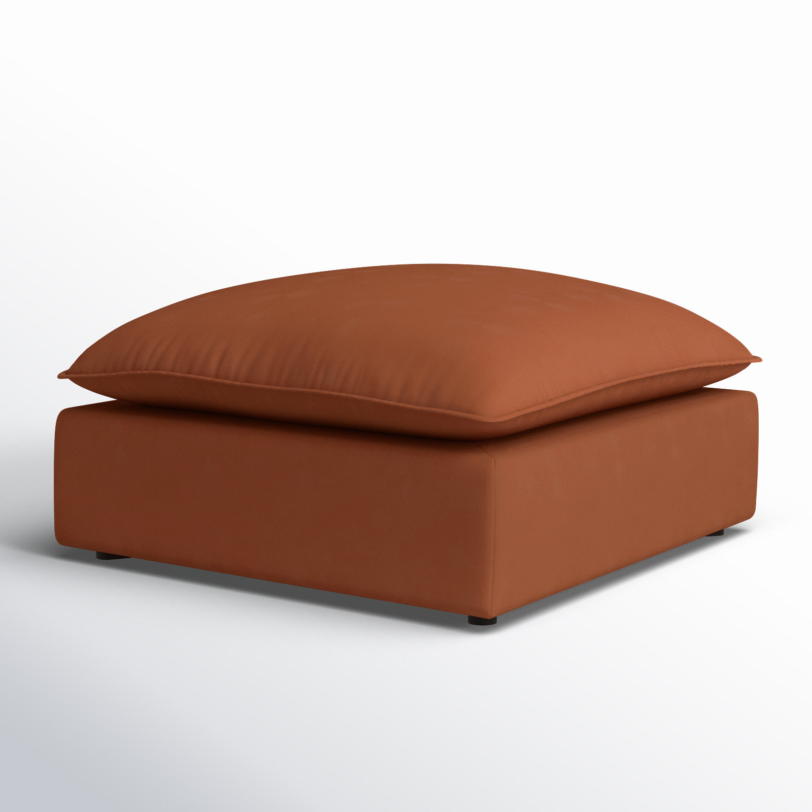Ellaria 40" Ottoman, Rust