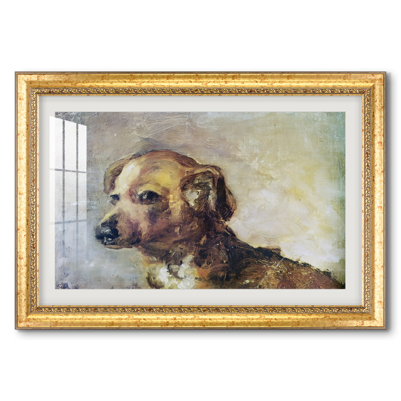 Cliper, le chien de l'artiste, 1895 - Pablo Picasso - Reproduction encadrée sur mesure, 28 po x 40 po