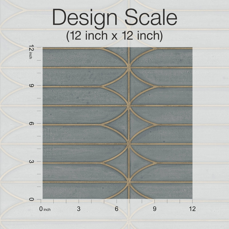 Geometric Peel & Stick Metallic Wallpaper Roll, Charcoal