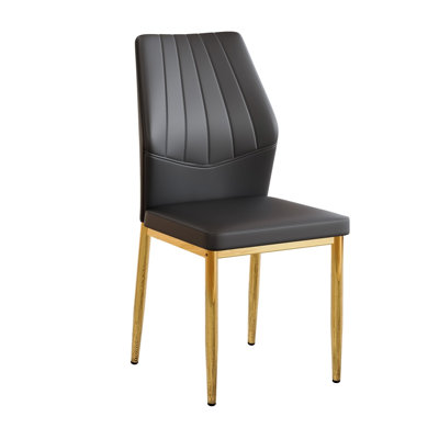 Set of 4 Black Dining Chairs,4pc