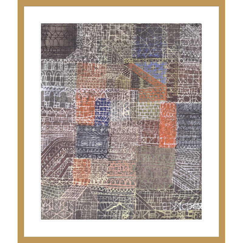 «Structural II» par Paul Klee, impression giclée sur cadre, H 27,27 po x l 23,5 po