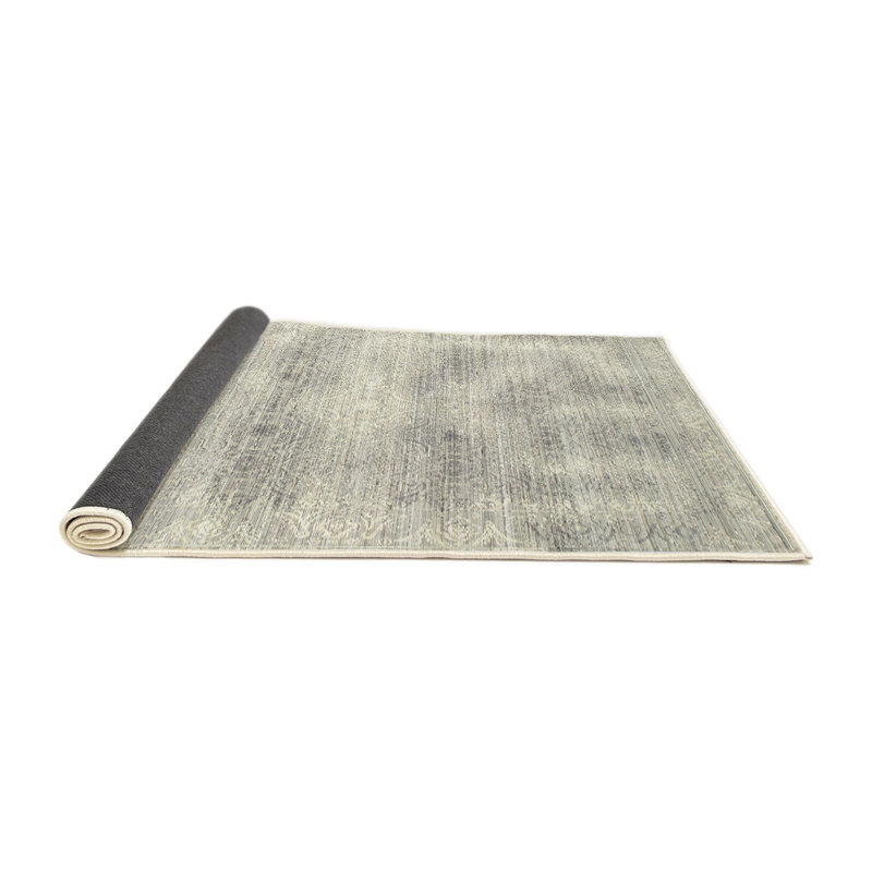 Tapis oriental gris / blanc cassé, Rond 8 pi