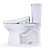 TOTO® Drake® Transitional WASHLET®+ Two-Piece Elongated 1.28 GPF TORNADO FLUSH® Toilet with S5 Bidet Seat, Cotton White