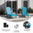 Coralie All-Weather Commercial Adjustable Lounge Chairs with Cup Holder-491519579