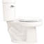 Toilette de salle de bain 1,28, Siphonic Two, 4,8, chasse simple latérale,,, blanc brillant 004, Construction Project Two, chasse d'eau avec simple, 004