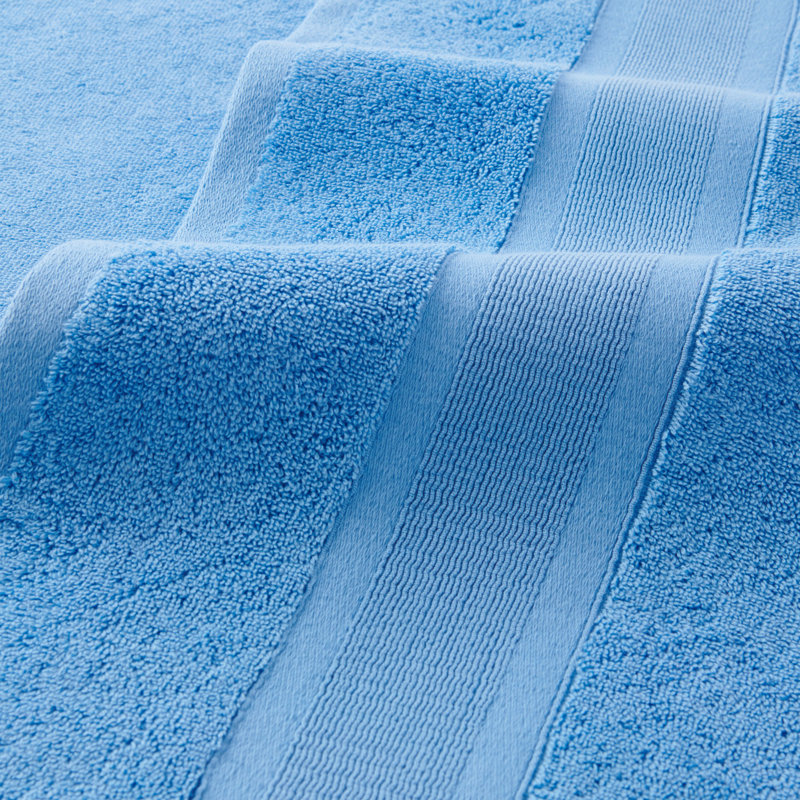 Aston & Arden Extra Soft & Plush 600 GSM Aegean Cotton Solid Turkish Bath Sheet, Blue