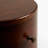 Atlantic 11" W Solid Wood Cylindrical Nightstand with 4 Drawers-1226590584