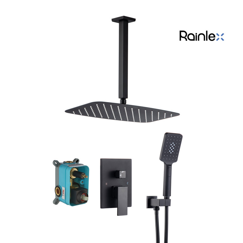 All-In-One Kit with Rough in-Valve, Black
