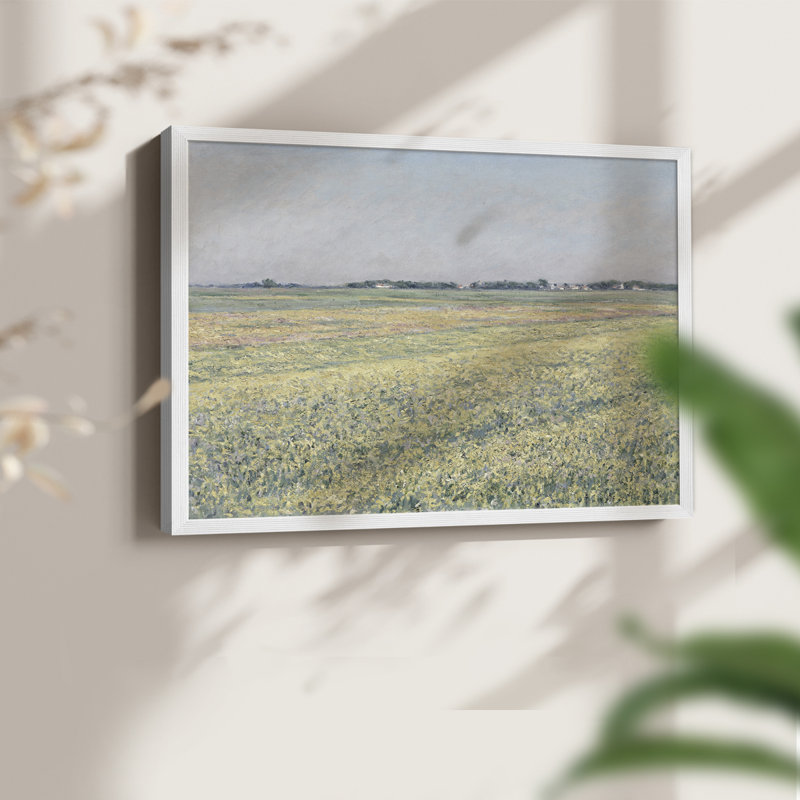 Paysages rétro-CDXCV III - reproduction encadrée - réarmable, H 8 po x l 10 po, Blanc