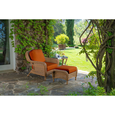 Sea Pines Chair and Ottoman Bundle