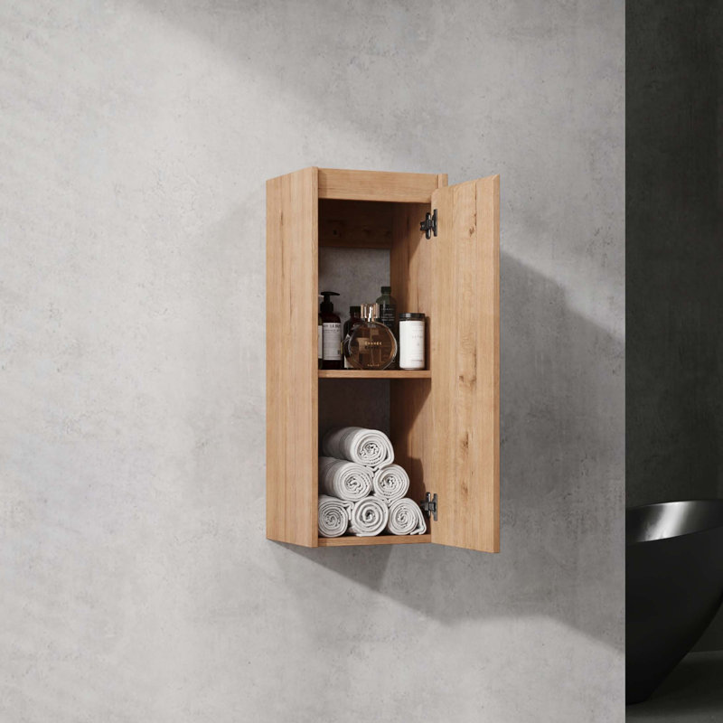 Meuble-lavabo mural 36 po avec lavabo et armoire latérale 36 po