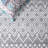 Natura Hand Woven Cotton/Viscose Geometric Rug in Gray/White-1355492152