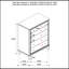 Commode 5 tiroirs Brun Niguel