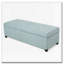 Banc de rangement rembourré à couvercle rabattable