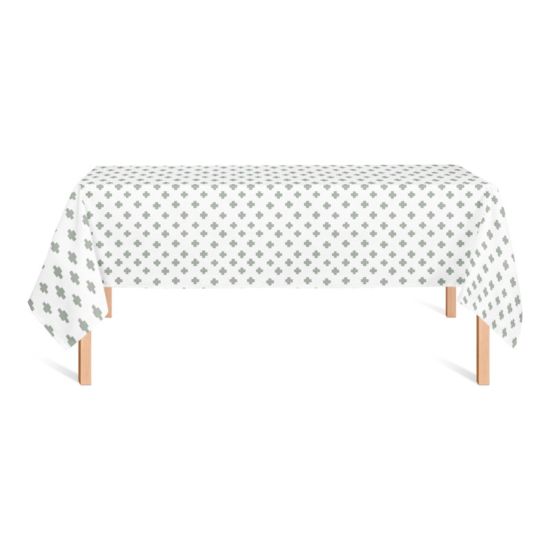 Geometric Tablecloth, Green