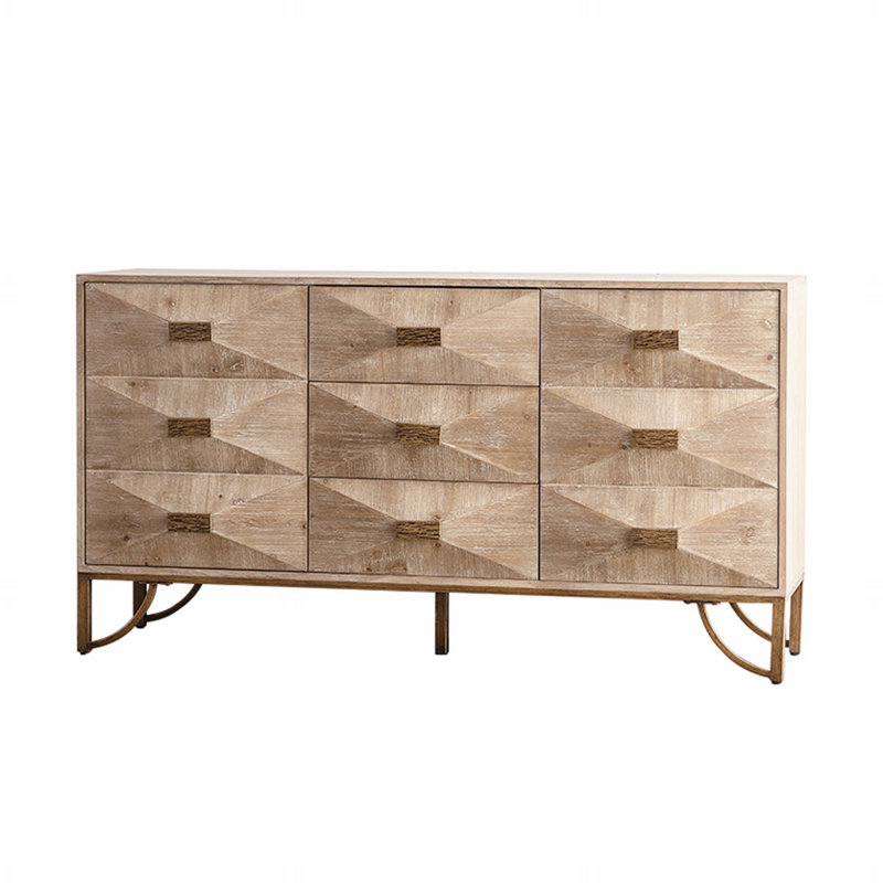 Commode 8 tiroirs Lamyla
