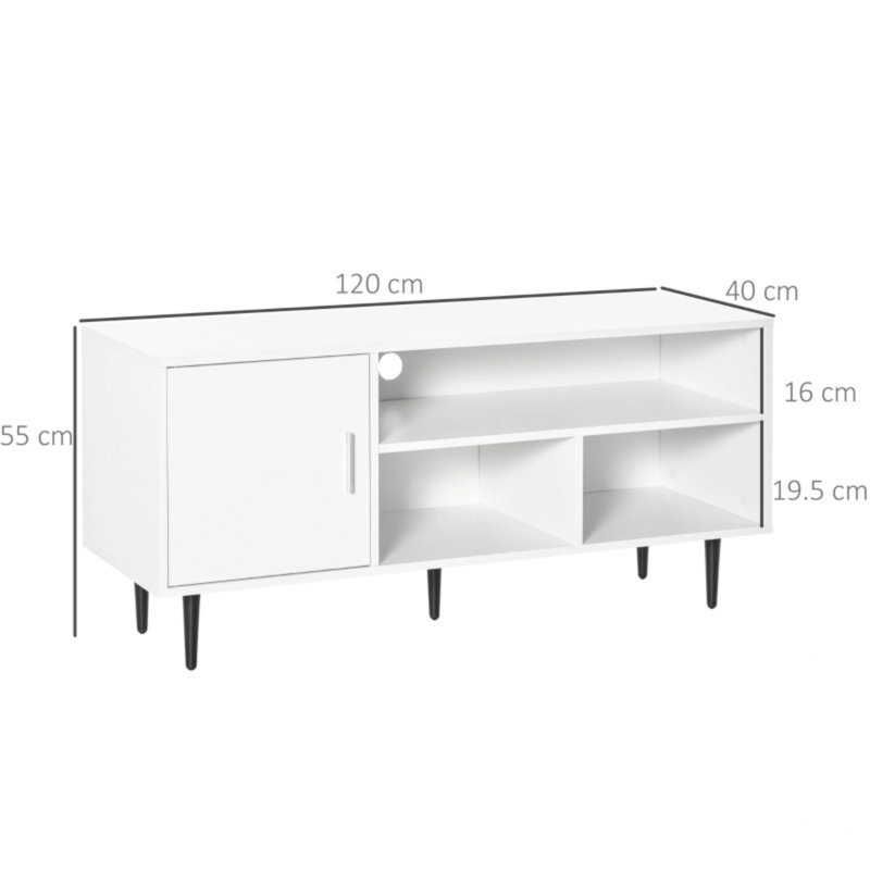 Unfinished Accent Cabinet with Fireplace Included