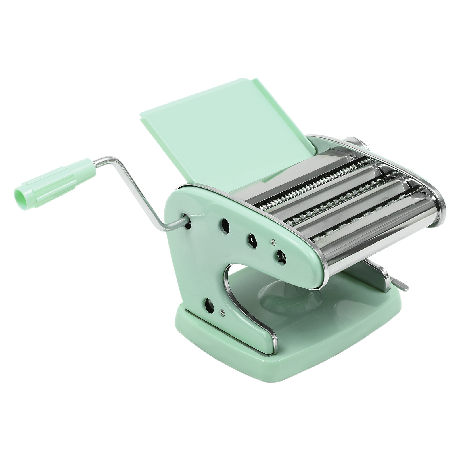 Pasta Maker,Stainless Steel Manual Pasta Maker Machine With 8 Adjustable  Thickness Settings,2 Blades Noodle Cutter, Perfect for Homemade Spaghetti