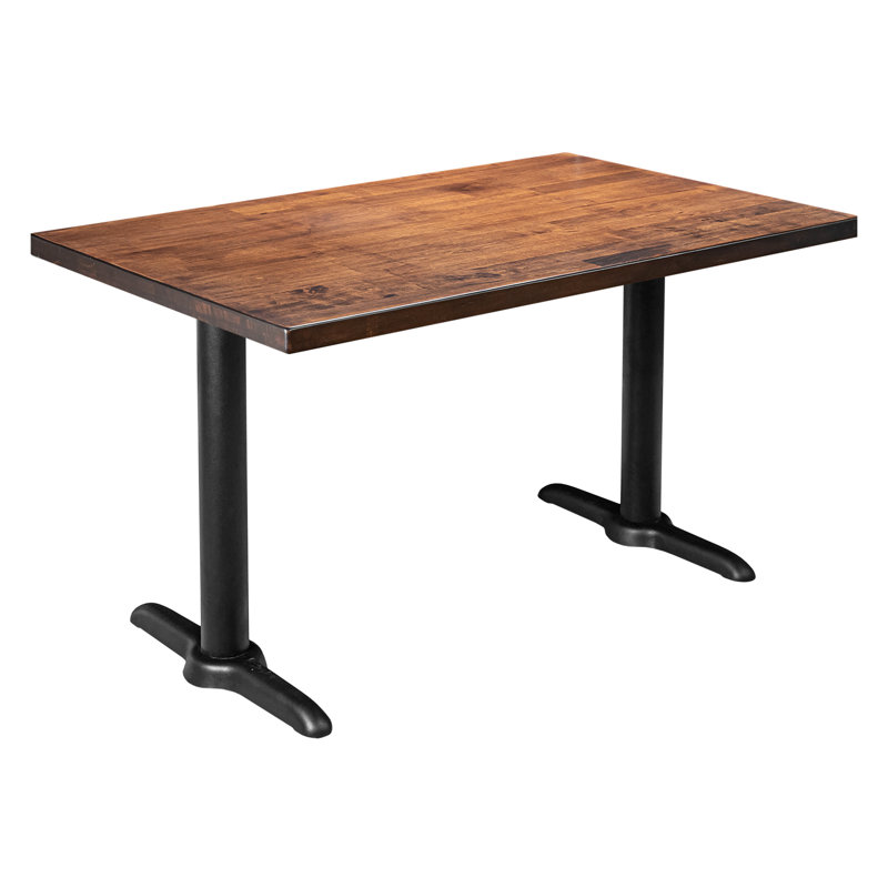 Table rectangulaire L 48 po x l 30 po Sophia, Chêne foncé