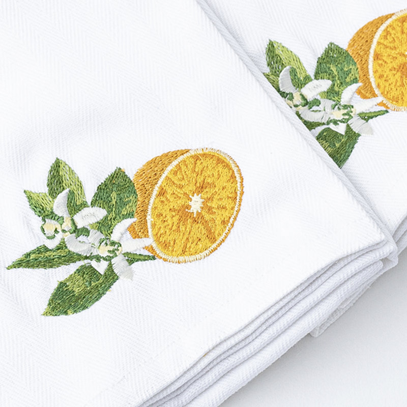 Orange Blossom Kitchen Towel Set