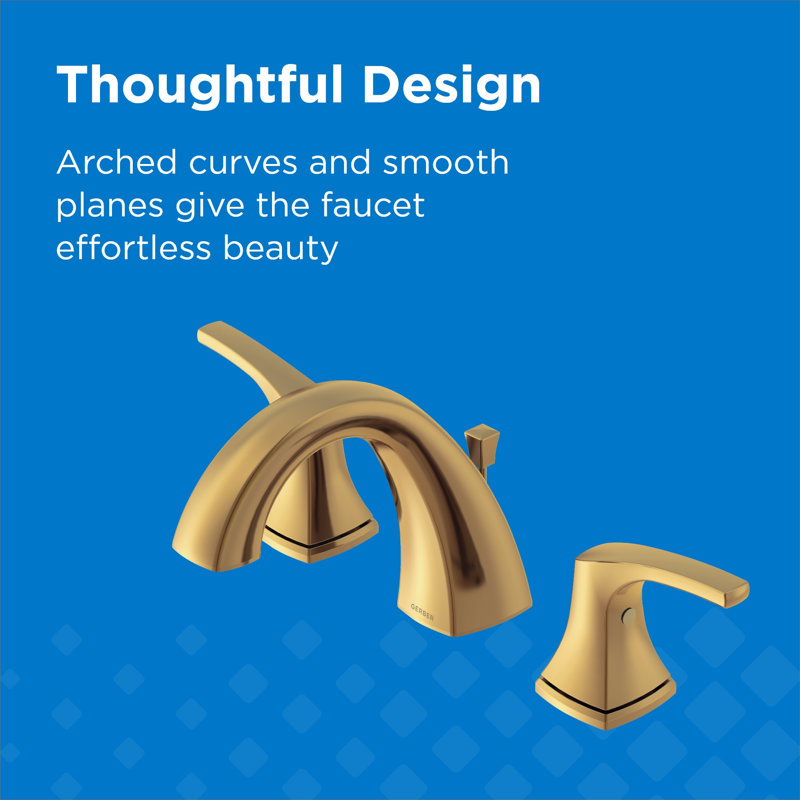 Vaughn Widespread Bathroom Faucet with Drain Assembly, Brushed Bronze