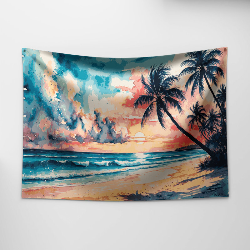 Tapisserie murale «Cities Aruba», 68 po x 80 po