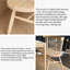Banc simple en bois massif Creative