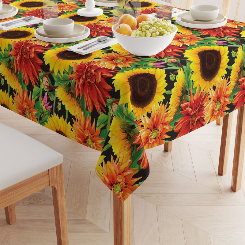 Makaila Sunflower Garden Tablecloth