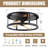 Industrial Matte Black Metal 2-light Flush Mount Ceiling Light