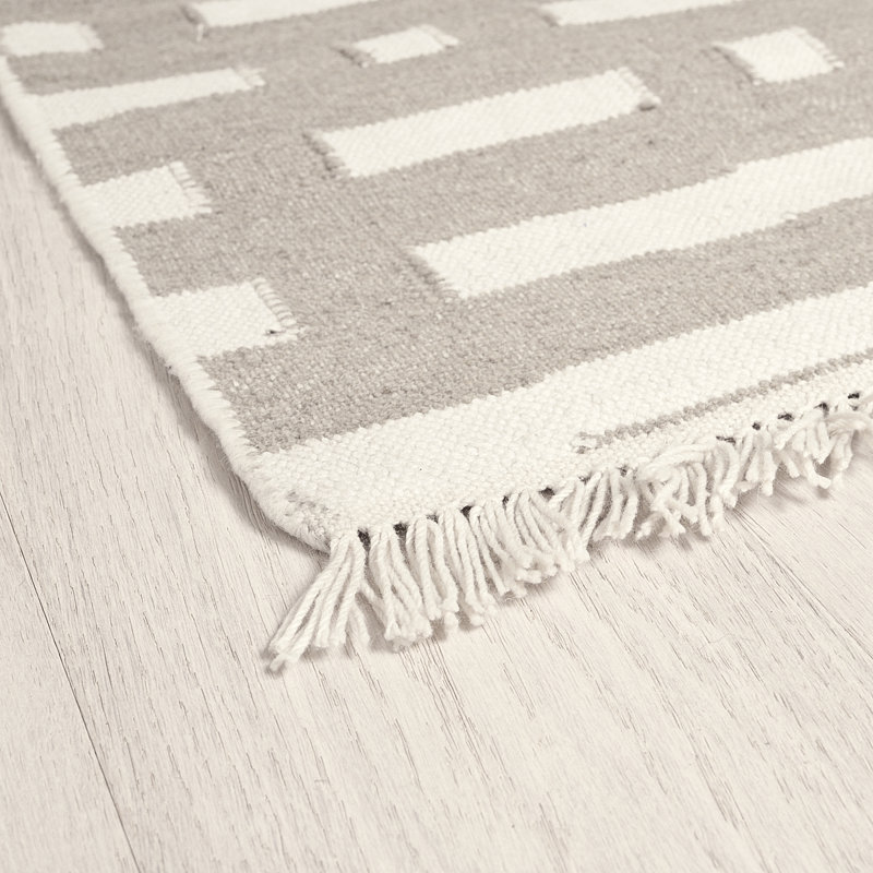 Abstract Ikat Indoor/Outdoor Rug, Rectangle 10' x 14'
