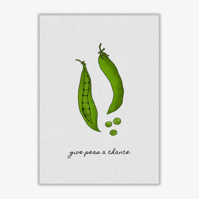 Give Peas A Chance - Print